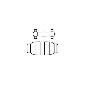 47200-41 Piko Кардан и 2 чашки масштаб ТТ 1/120