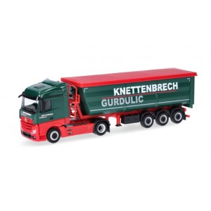 318518 Herpa Тягач с полуприцепом-самосвалом Mercedes Benz Actros