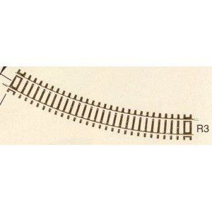 42423 (HO) Roco Радиусный рельс R3 419.6mm 30°