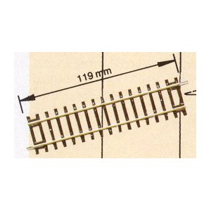 42411 (HO) Roco Прямой рельс 119 мм