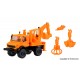 18480 (HO) Автомобиль Unimog  с экскаватором набор для самостоятельной сборки