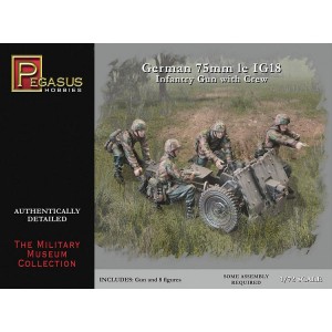 7510 (1/72) Pegasus Hobbies Набор фигурок с орудием (8 фигурок)