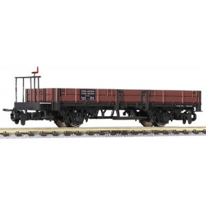 294043 (HOe) Liliput 2-осная платформа с тормозной будкой StLB IV Эпоха 