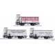 01789 (TT) Tillig Freight car set, consisting of three refrigerator cars