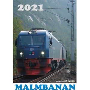 Календарь на 2021 год c локомотивами шведской железной дороги "Malmbanan"