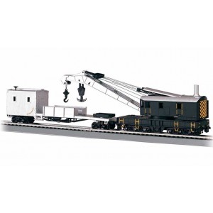 16149 Bachmann Железнодорожный кран с технической платформой масштаб HO 1/87