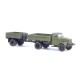 033250 Miniaturmodelle Грузовой автомобиль 51 бортовой с бортовым прицепом 1АП армейский масштаб HO 1/87