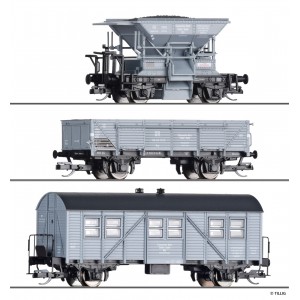 502304 Tillig Набор грузовых вагонов 3 шт., DR III Эпоха масштаб ТТ 1/120