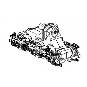 52812-76 Тележка для М62 в сборе масштаб HO 1/87