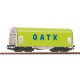 58958 Piko Тентованный грузовой вагон GATX VI Эпоха масштаб HO 1/87