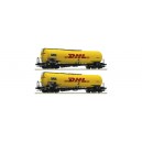 76024 Roco Набор Набор цистерн GATX "DHL" масштаб HO 1/87